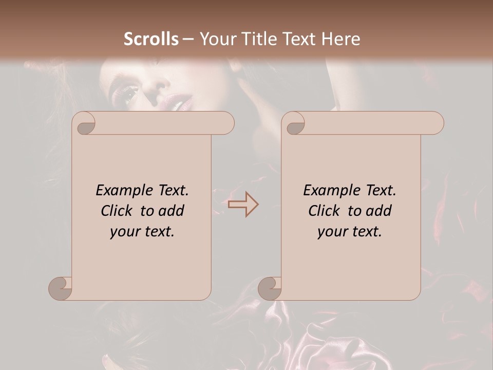 Wind Model Petals PowerPoint Template