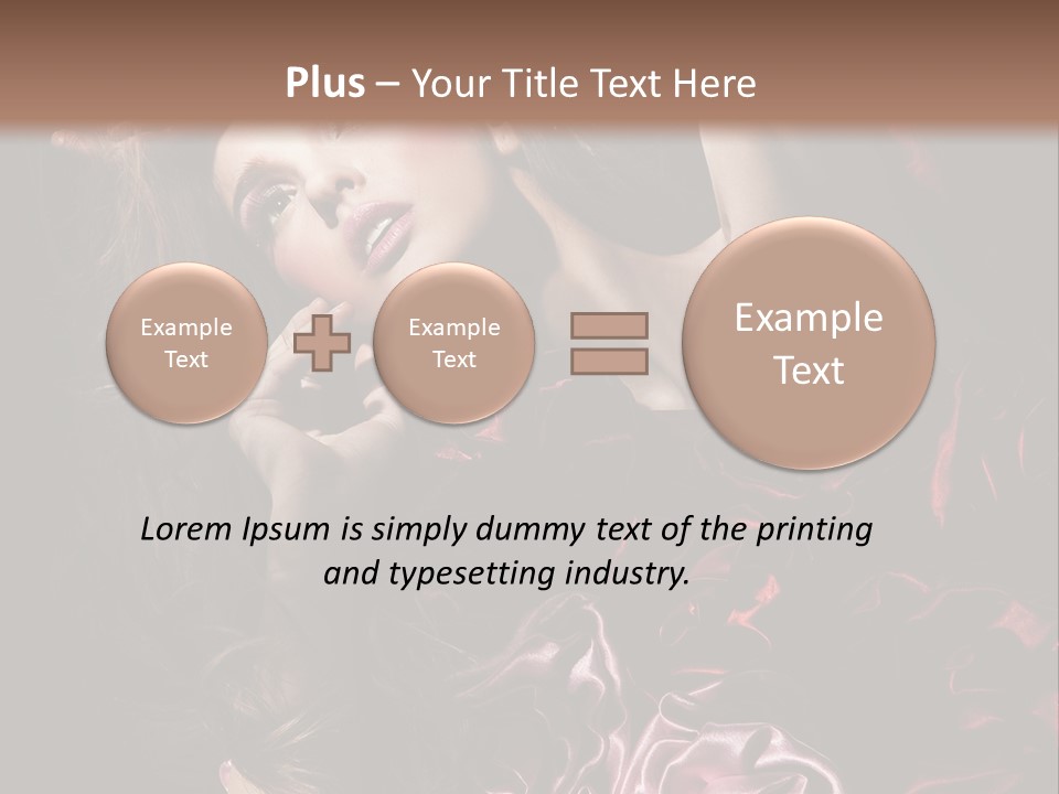 Wind Model Petals PowerPoint Template