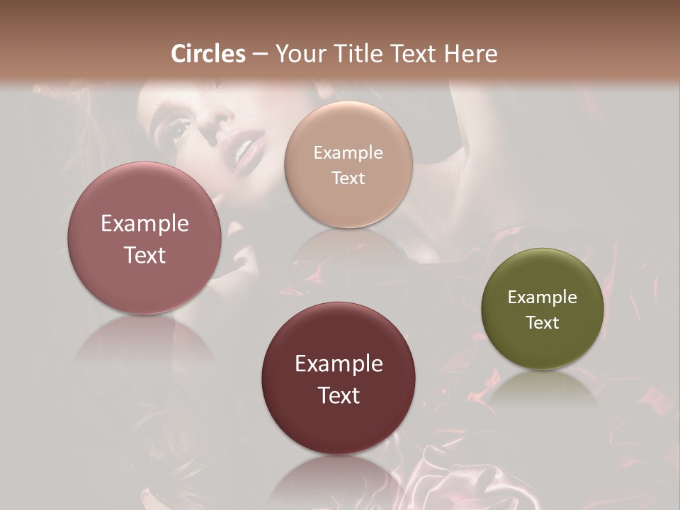 Wind Model Petals PowerPoint Template