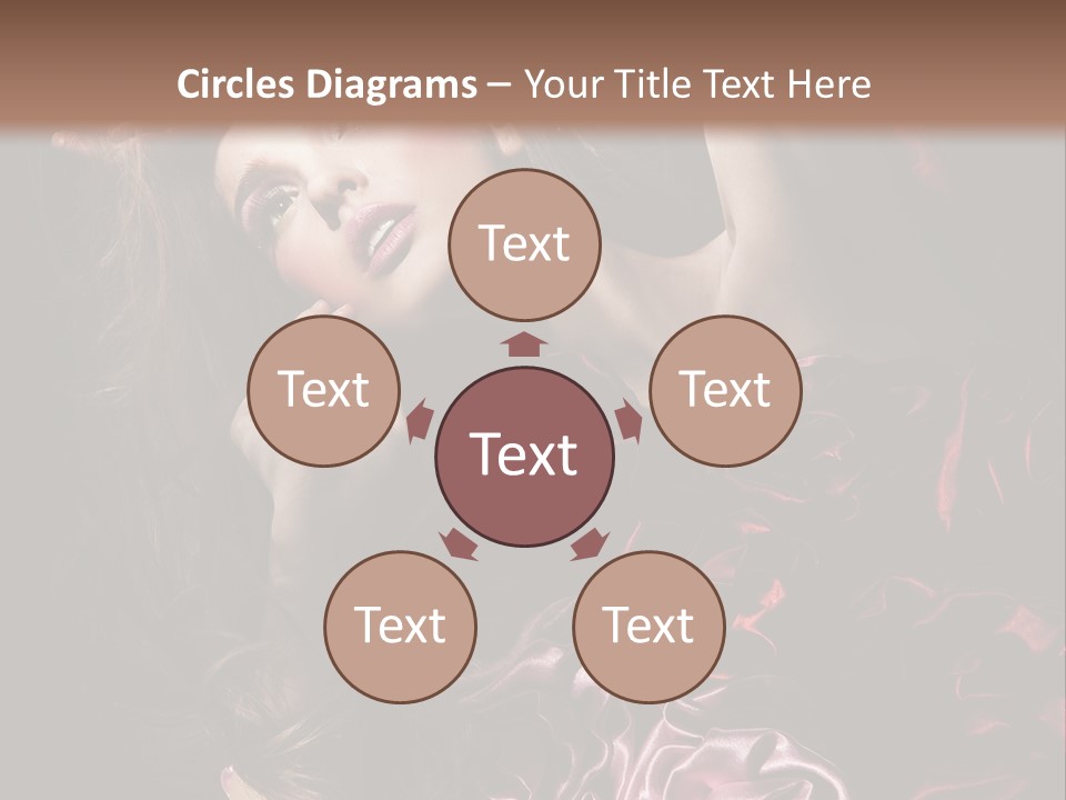 Wind Model Petals PowerPoint Template