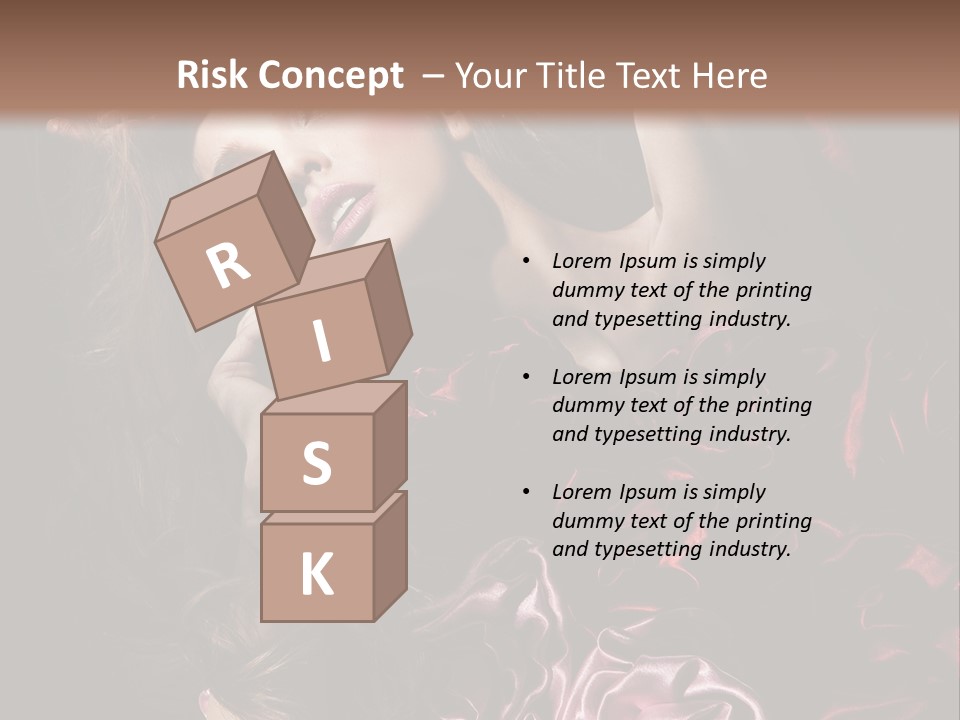 Wind Model Petals PowerPoint Template