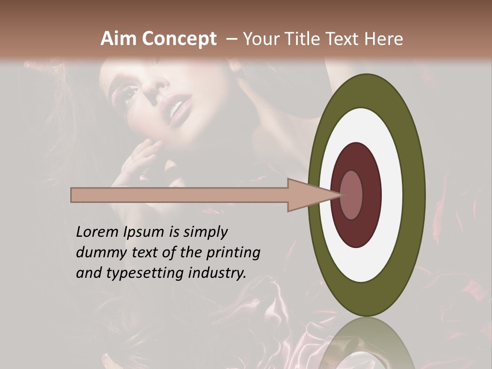 Wind Model Petals PowerPoint Template