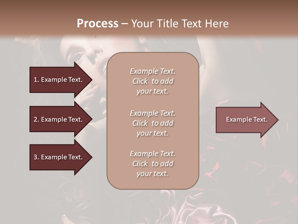 Wind Model Petals PowerPoint Template