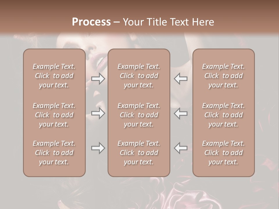 Wind Model Petals PowerPoint Template