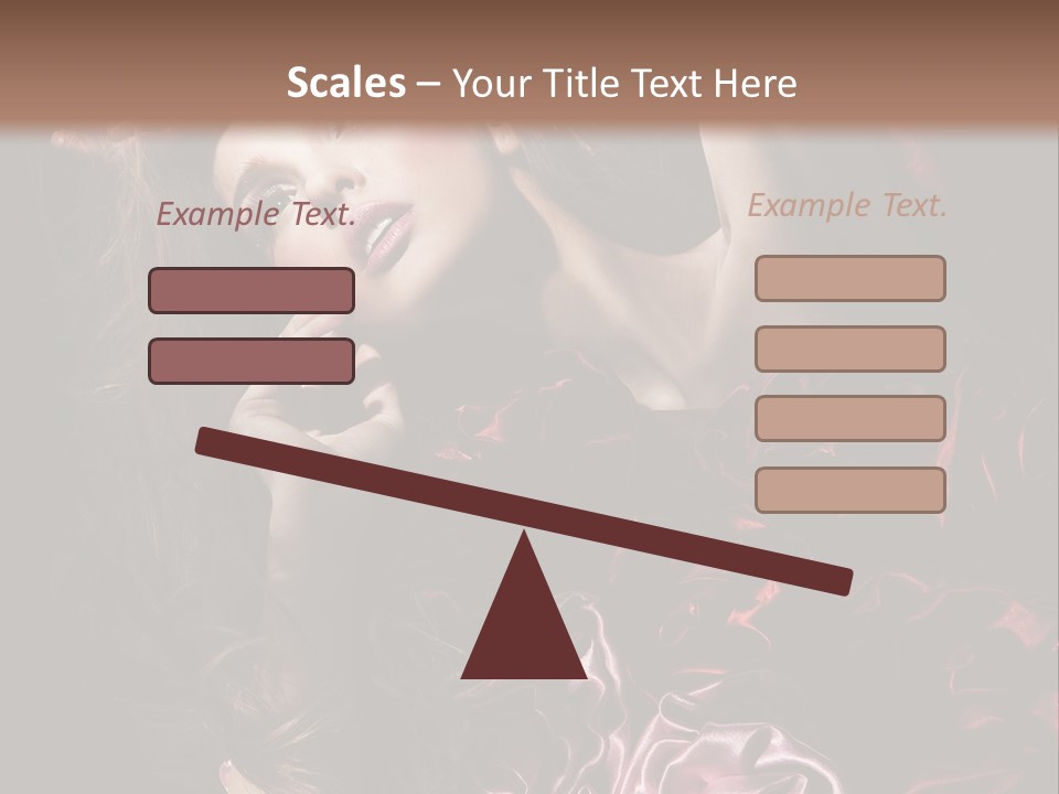 Wind Model Petals PowerPoint Template