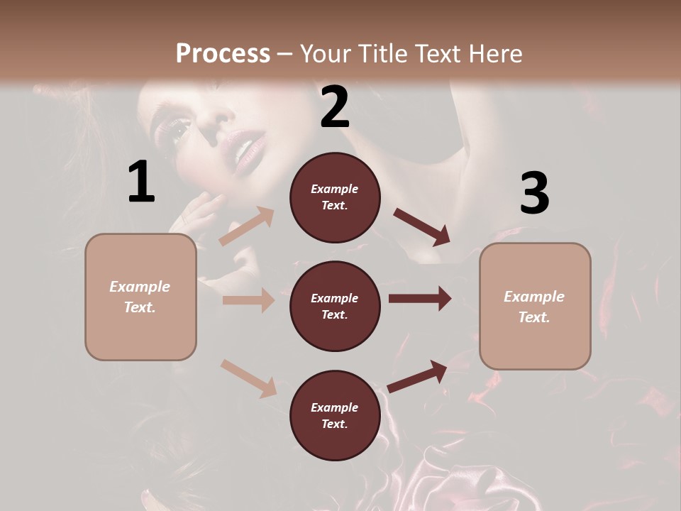 Wind Model Petals PowerPoint Template