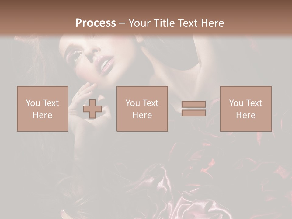 Wind Model Petals PowerPoint Template