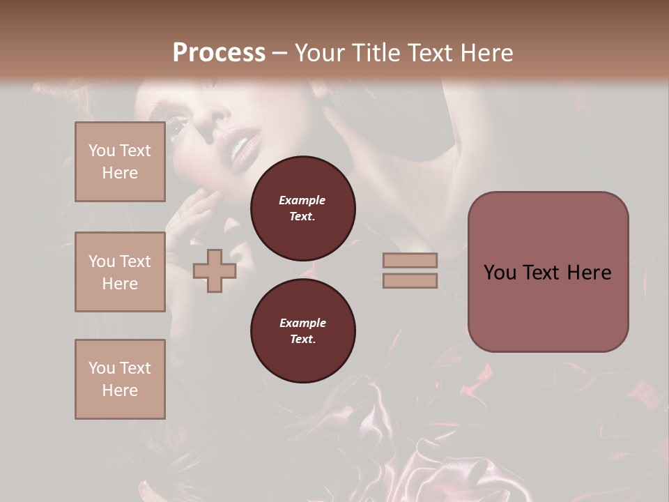 Wind Model Petals PowerPoint Template