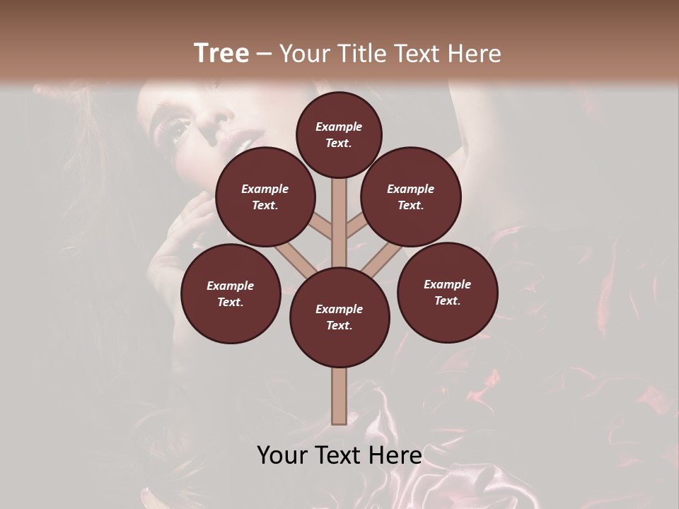 Wind Model Petals PowerPoint Template