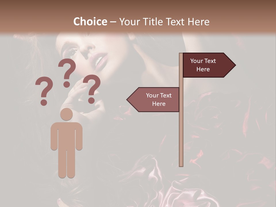 Wind Model Petals PowerPoint Template