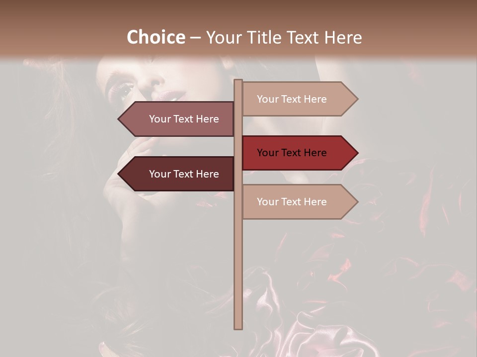 Wind Model Petals PowerPoint Template
