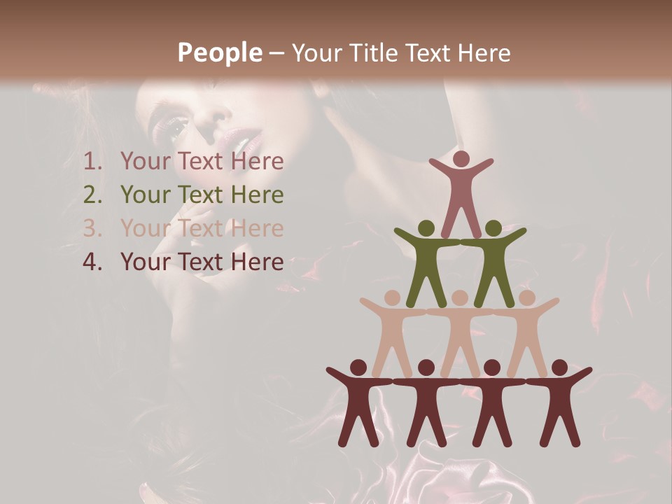 Wind Model Petals PowerPoint Template