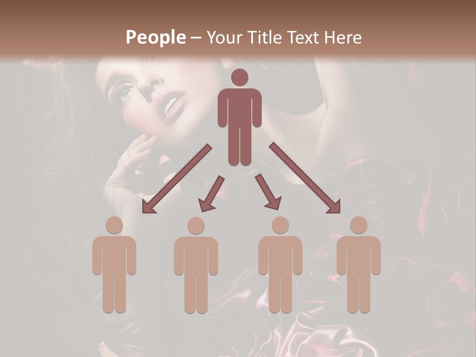 Wind Model Petals PowerPoint Template