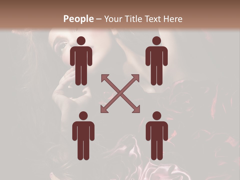 Wind Model Petals PowerPoint Template