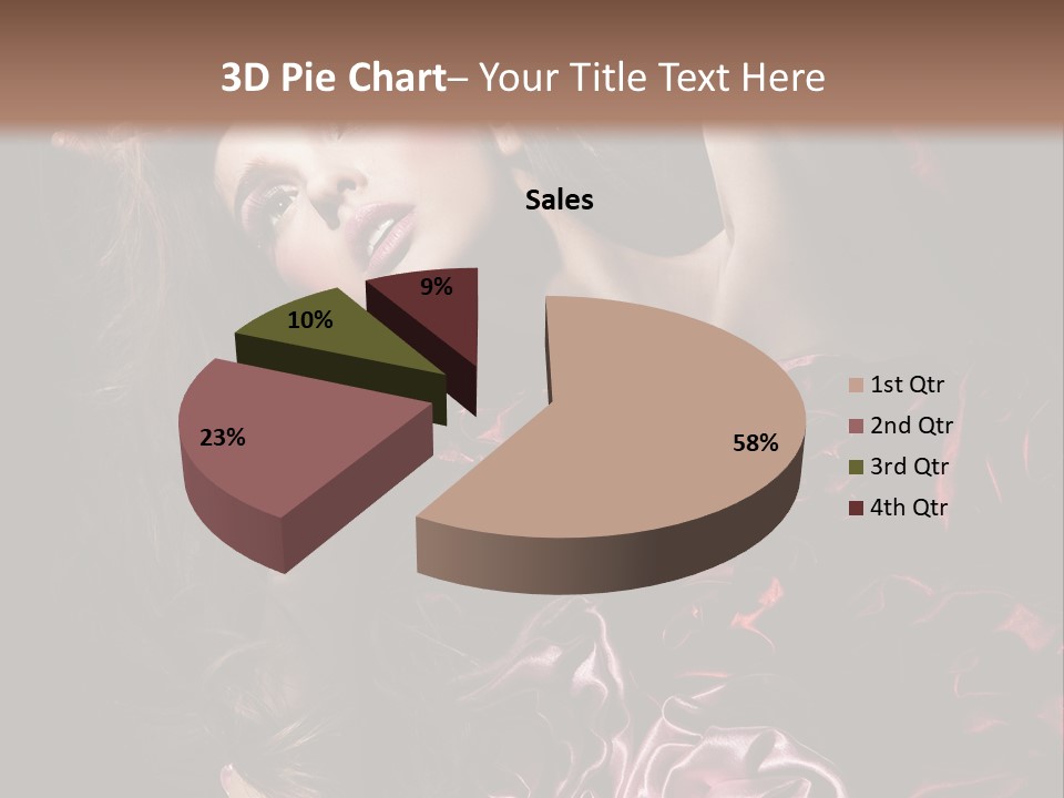 Wind Model Petals PowerPoint Template