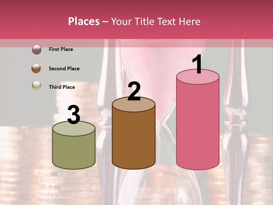 Minute Trickling Dollar PowerPoint Template