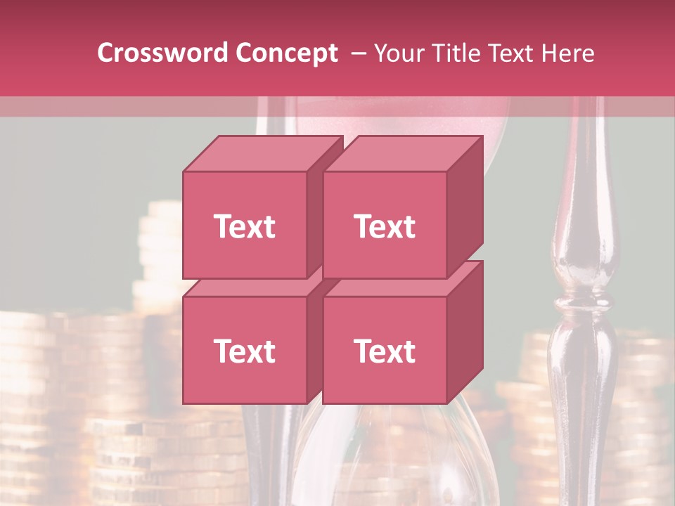 Minute Trickling Dollar PowerPoint Template