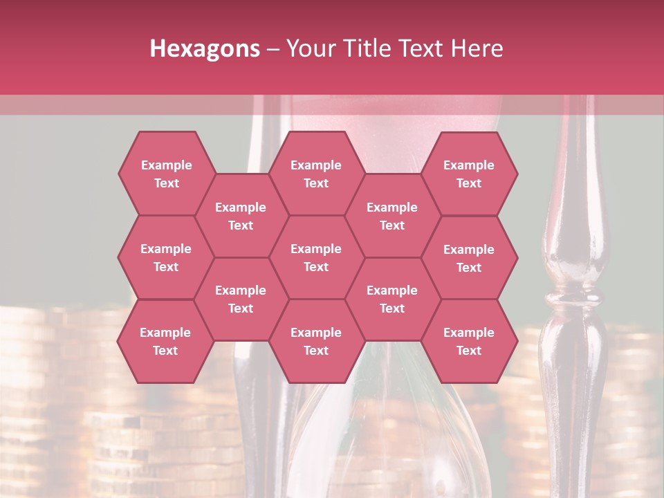 Minute Trickling Dollar PowerPoint Template