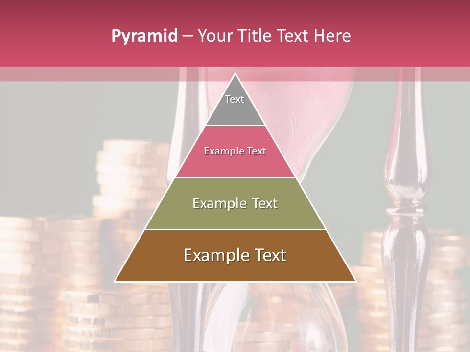 Minute Trickling Dollar PowerPoint Template