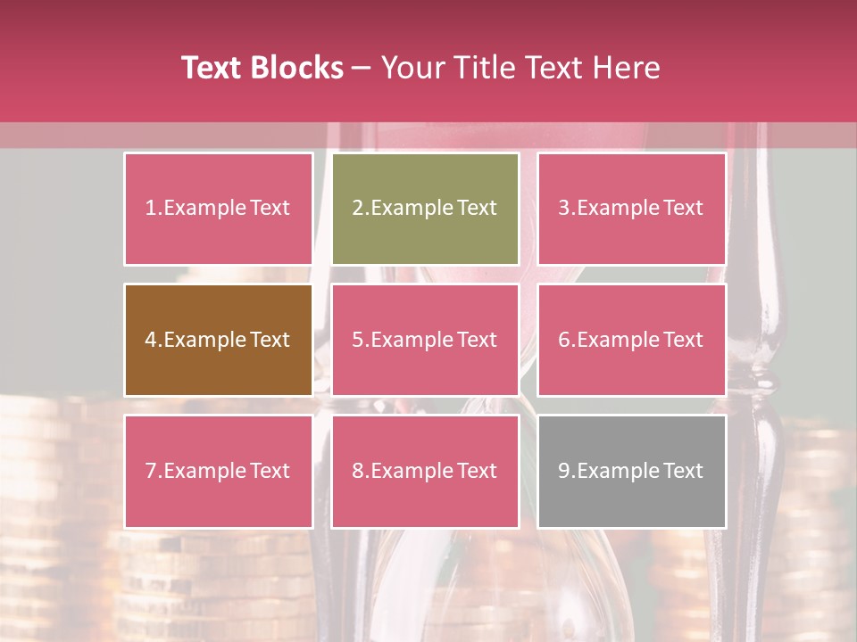 Minute Trickling Dollar PowerPoint Template