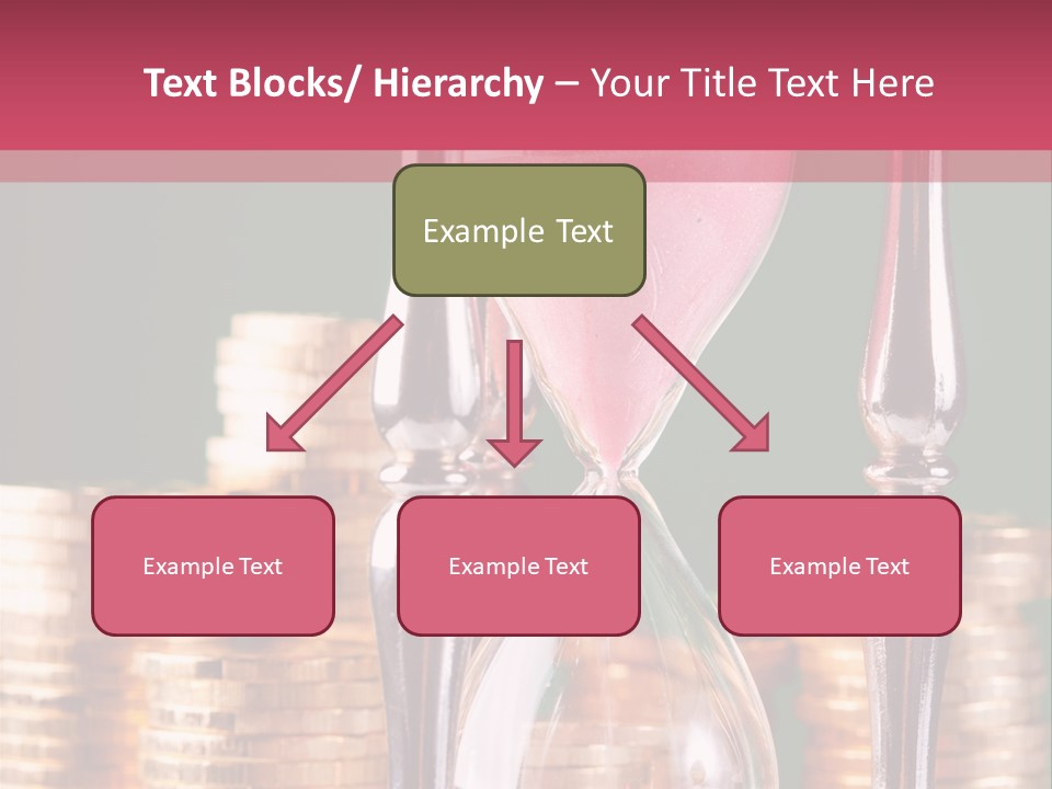 Minute Trickling Dollar PowerPoint Template