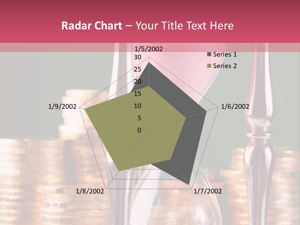 Minute Trickling Dollar PowerPoint Template