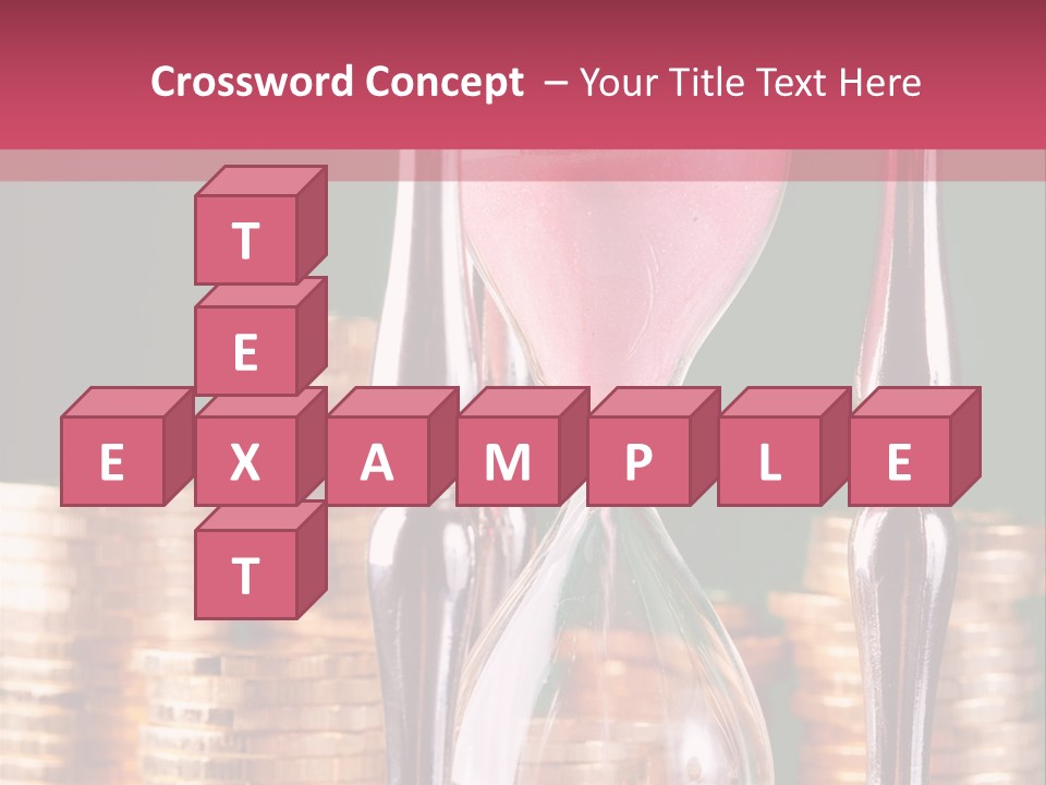 Minute Trickling Dollar PowerPoint Template