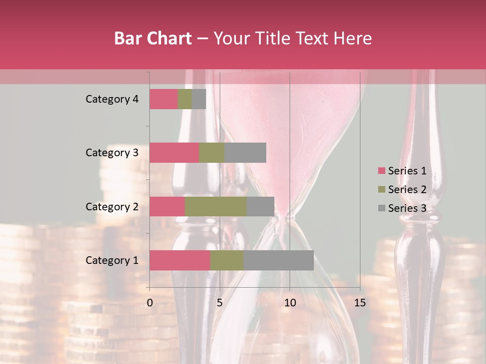 Minute Trickling Dollar PowerPoint Template