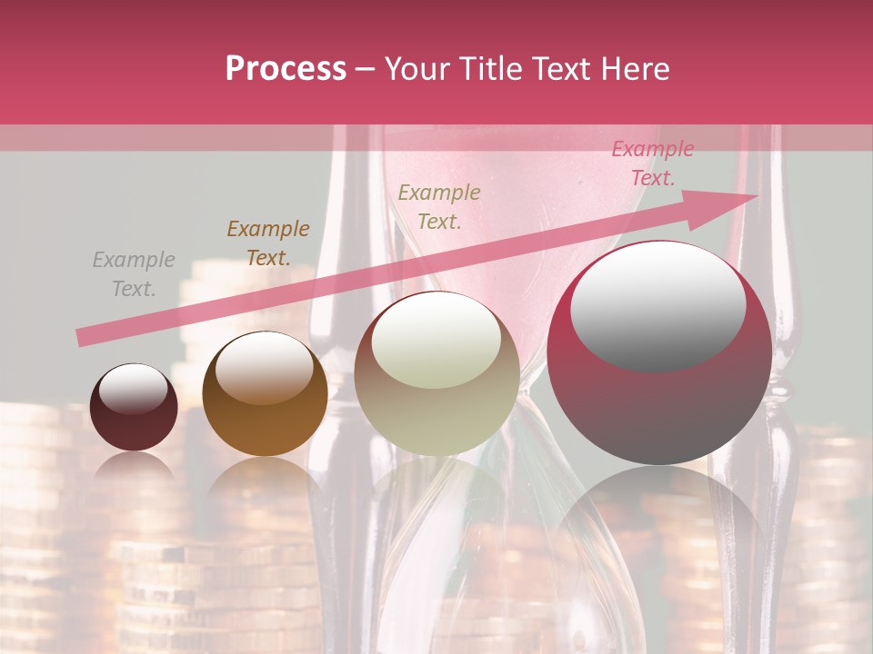 Minute Trickling Dollar PowerPoint Template