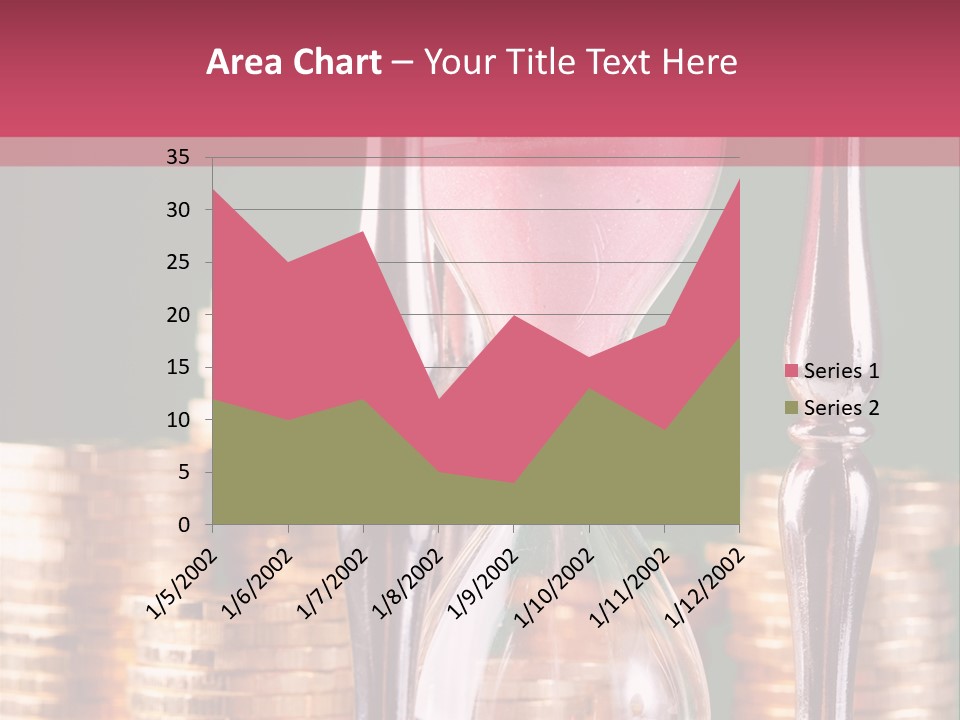 Minute Trickling Dollar PowerPoint Template