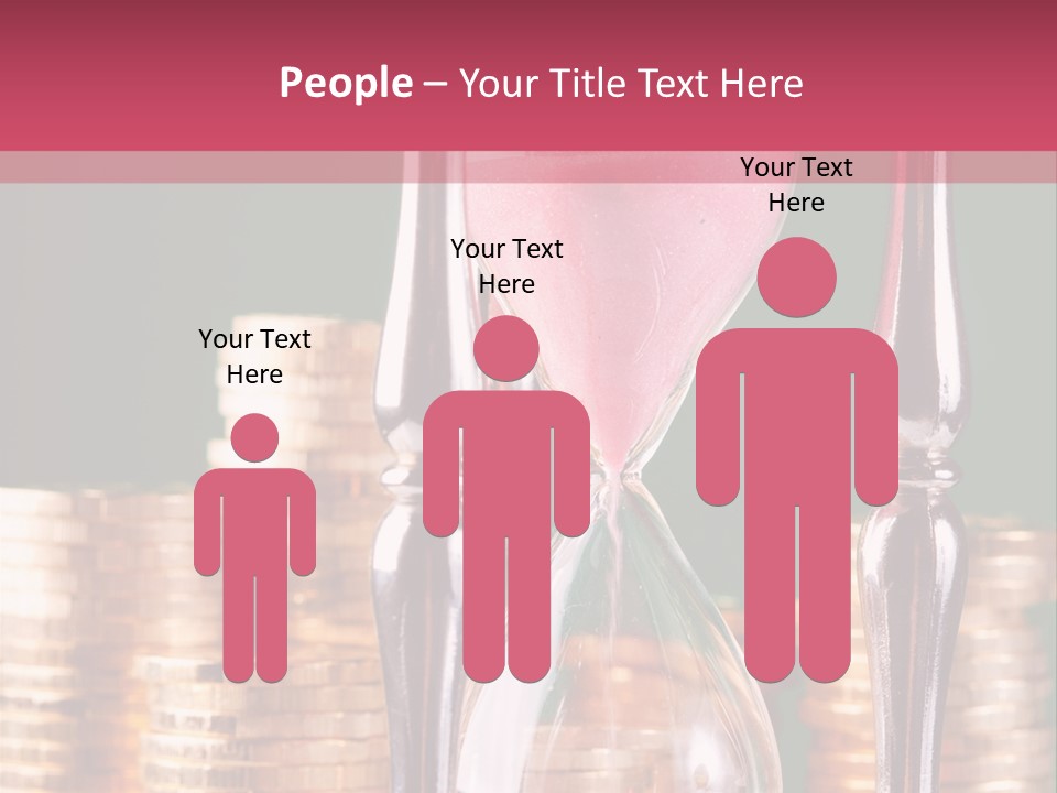 Minute Trickling Dollar PowerPoint Template