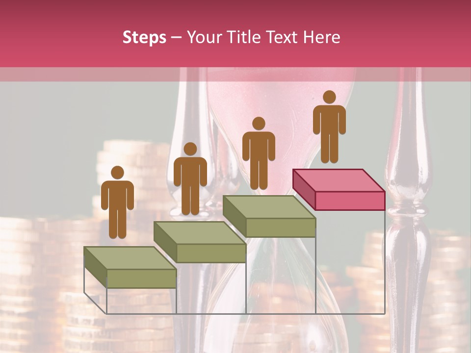 Minute Trickling Dollar PowerPoint Template