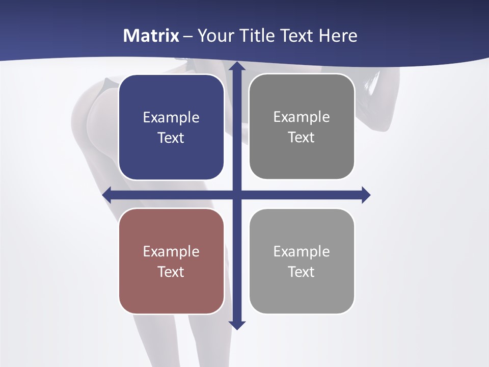 A Woman In A Black Bikini Posing For A Picture PowerPoint Template