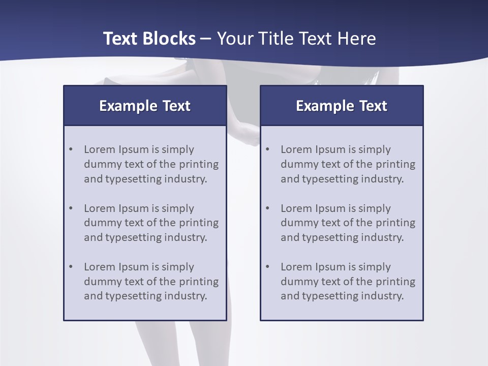 A Woman In A Black Bikini Posing For A Picture PowerPoint Template