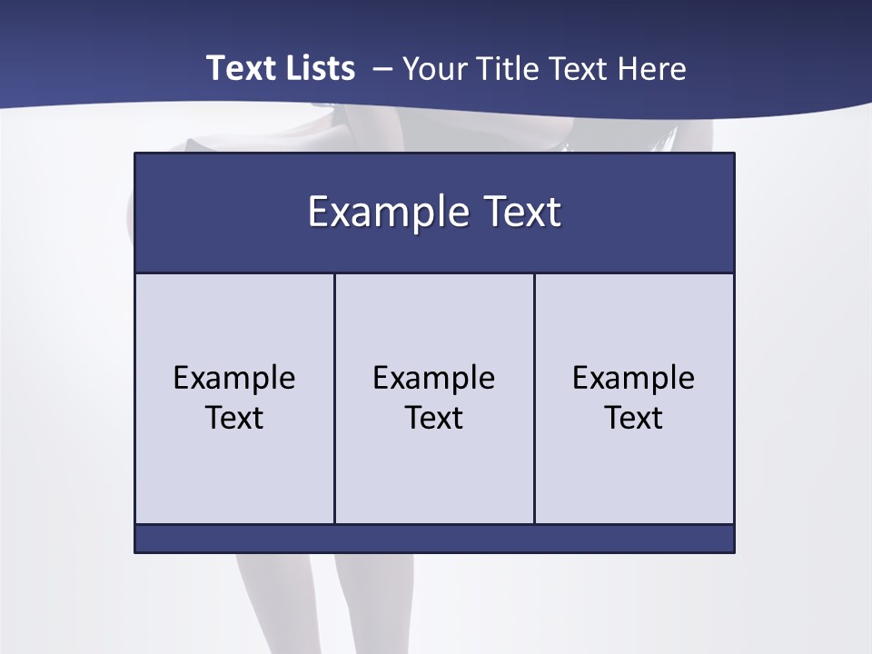 A Woman In A Black Bikini Posing For A Picture PowerPoint Template