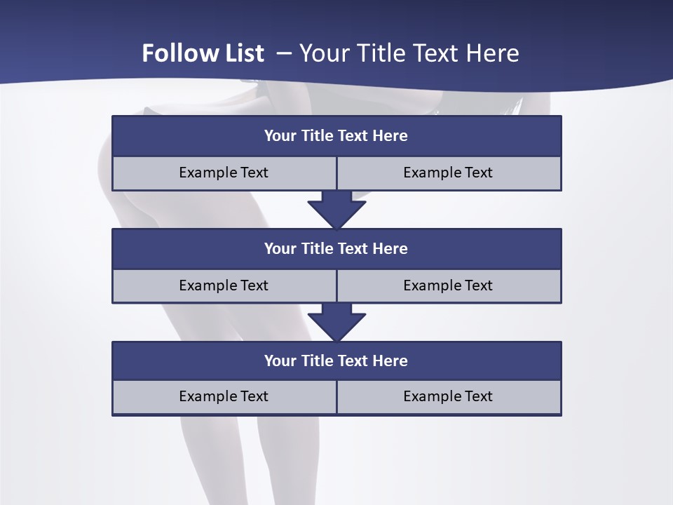 A Woman In A Black Bikini Posing For A Picture PowerPoint Template