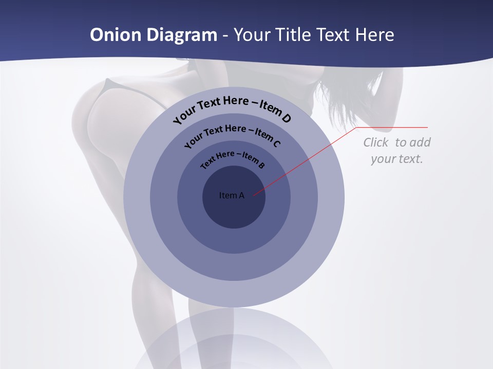 A Woman In A Black Bikini Posing For A Picture PowerPoint Template