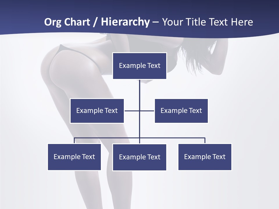 A Woman In A Black Bikini Posing For A Picture PowerPoint Template