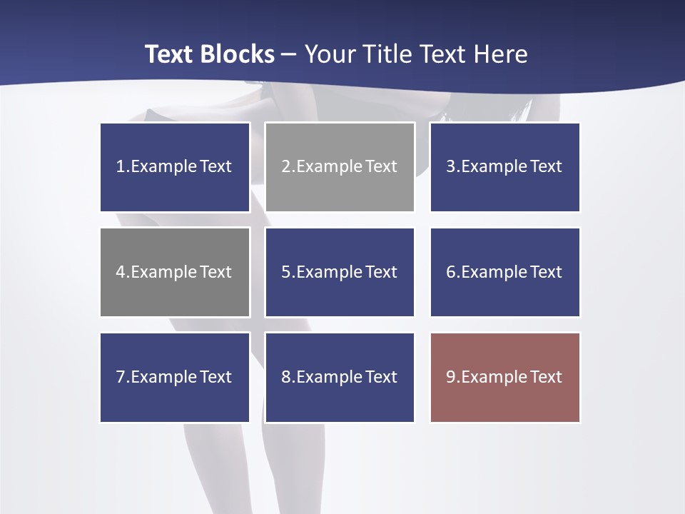 A Woman In A Black Bikini Posing For A Picture PowerPoint Template