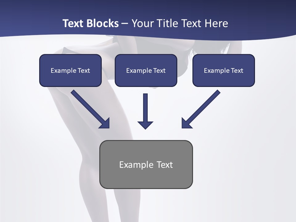 A Woman In A Black Bikini Posing For A Picture PowerPoint Template