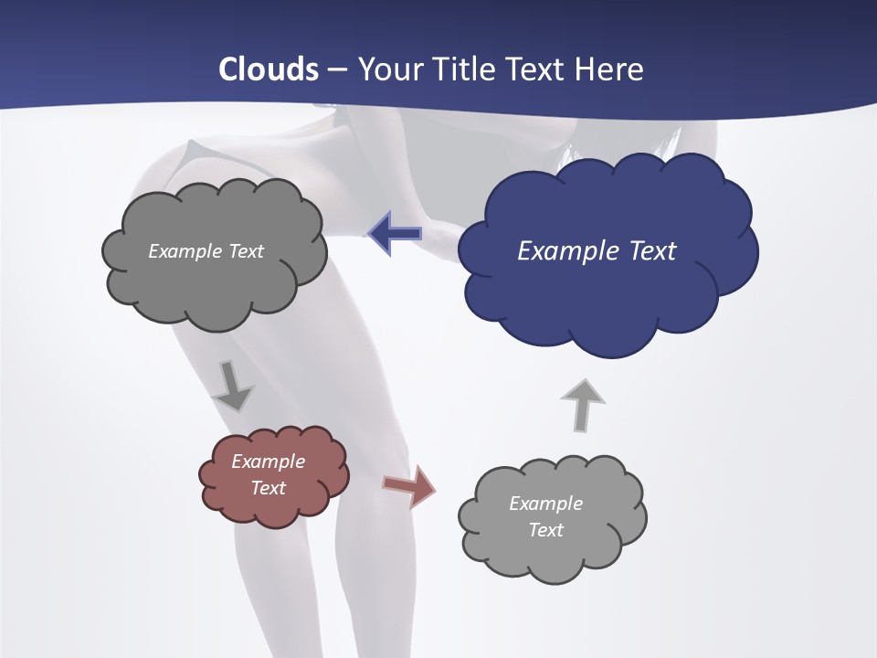 A Woman In A Black Bikini Posing For A Picture PowerPoint Template