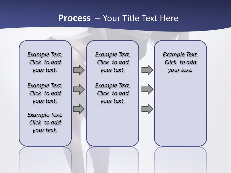 A Woman In A Black Bikini Posing For A Picture PowerPoint Template