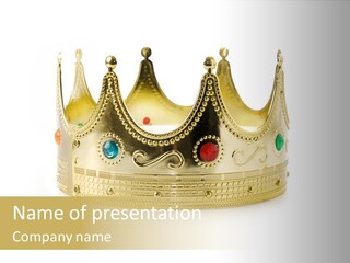 Isolated King History PowerPoint Template