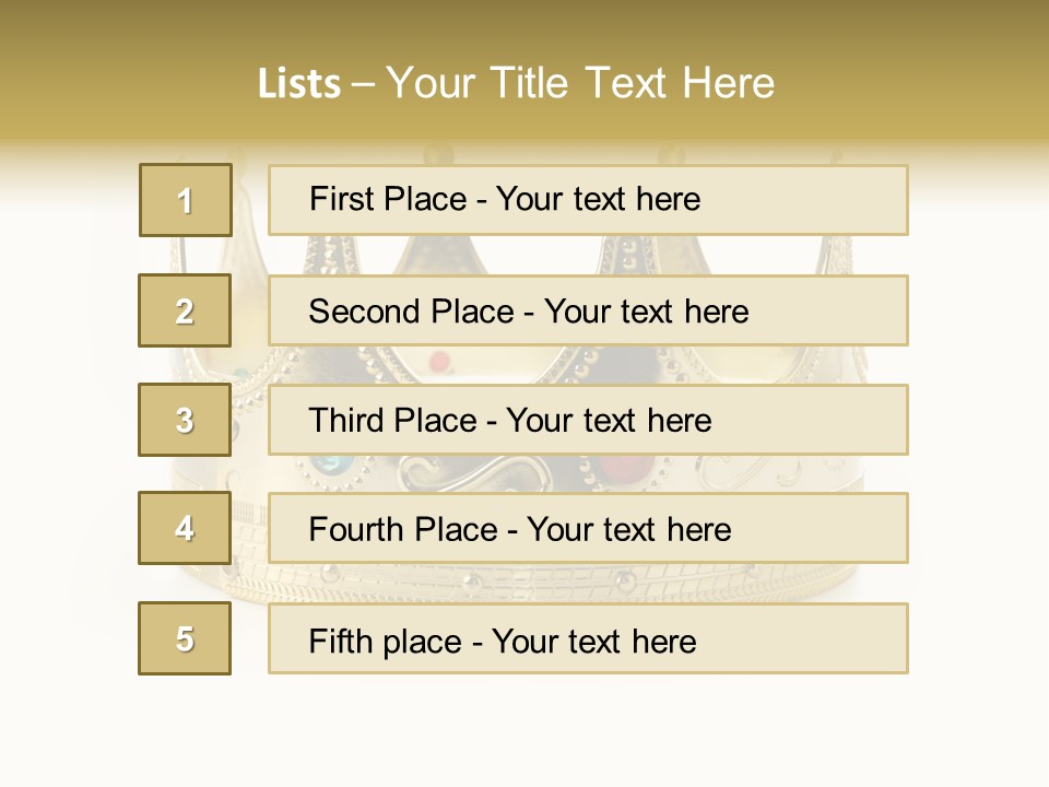 Isolated King History PowerPoint Template