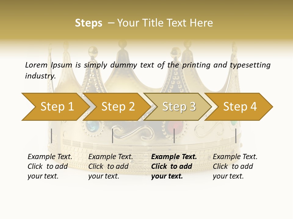 Isolated King History PowerPoint Template