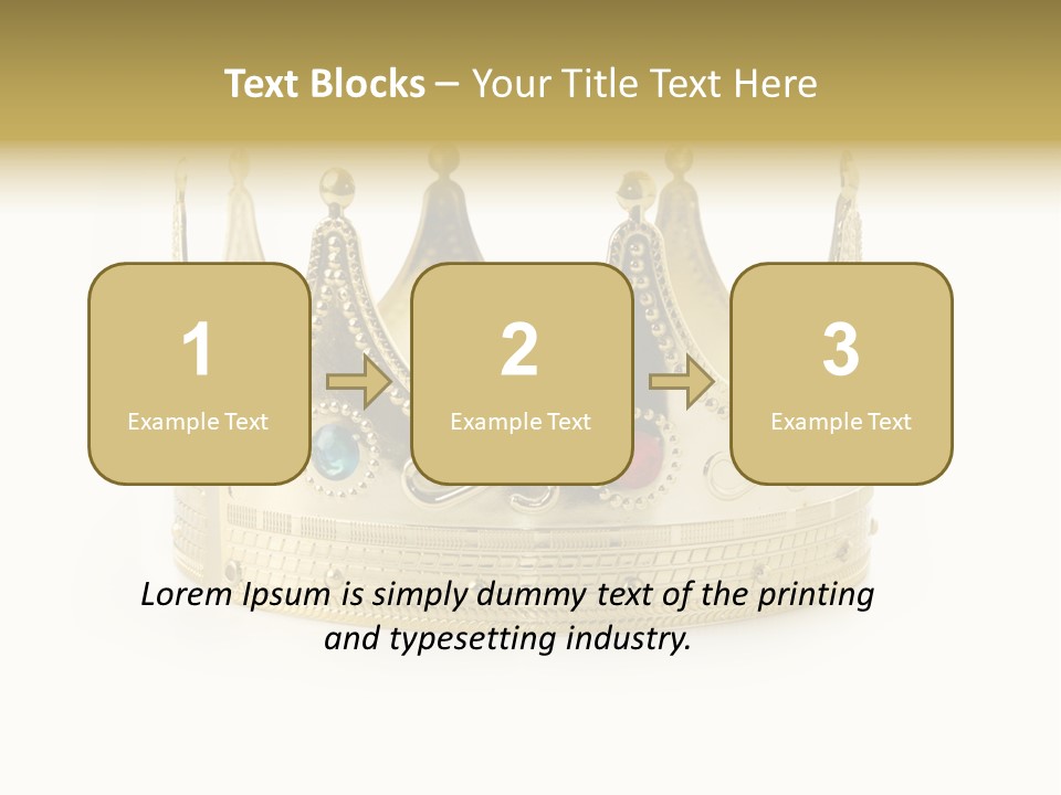 Isolated King History PowerPoint Template