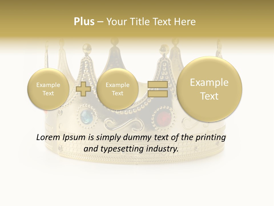 Isolated King History PowerPoint Template
