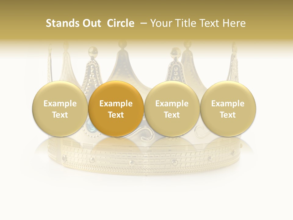 Isolated King History PowerPoint Template