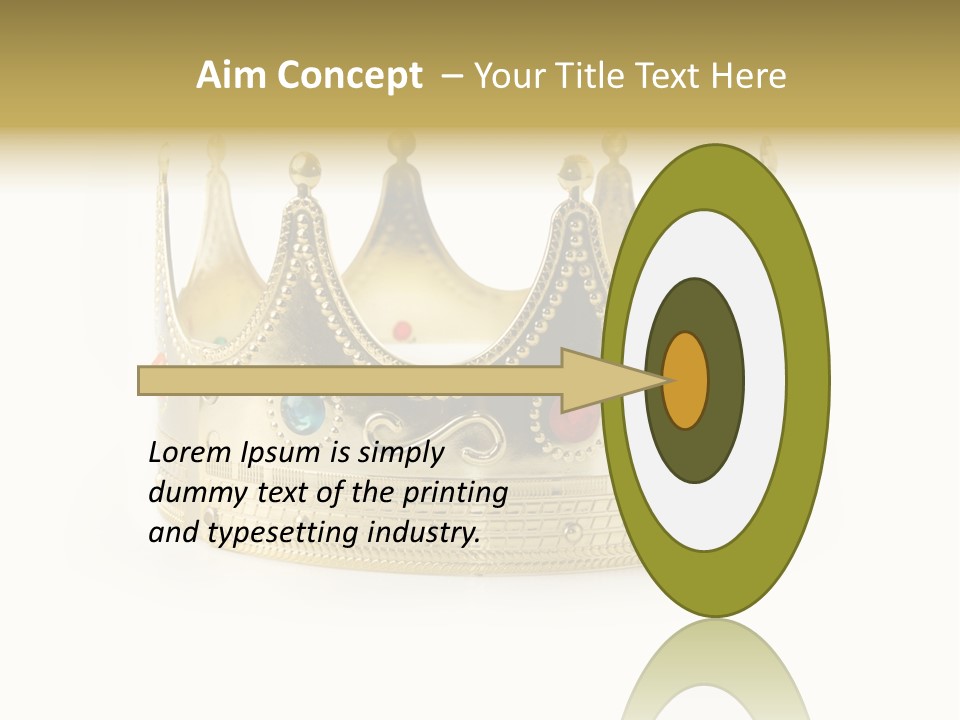 Isolated King History PowerPoint Template