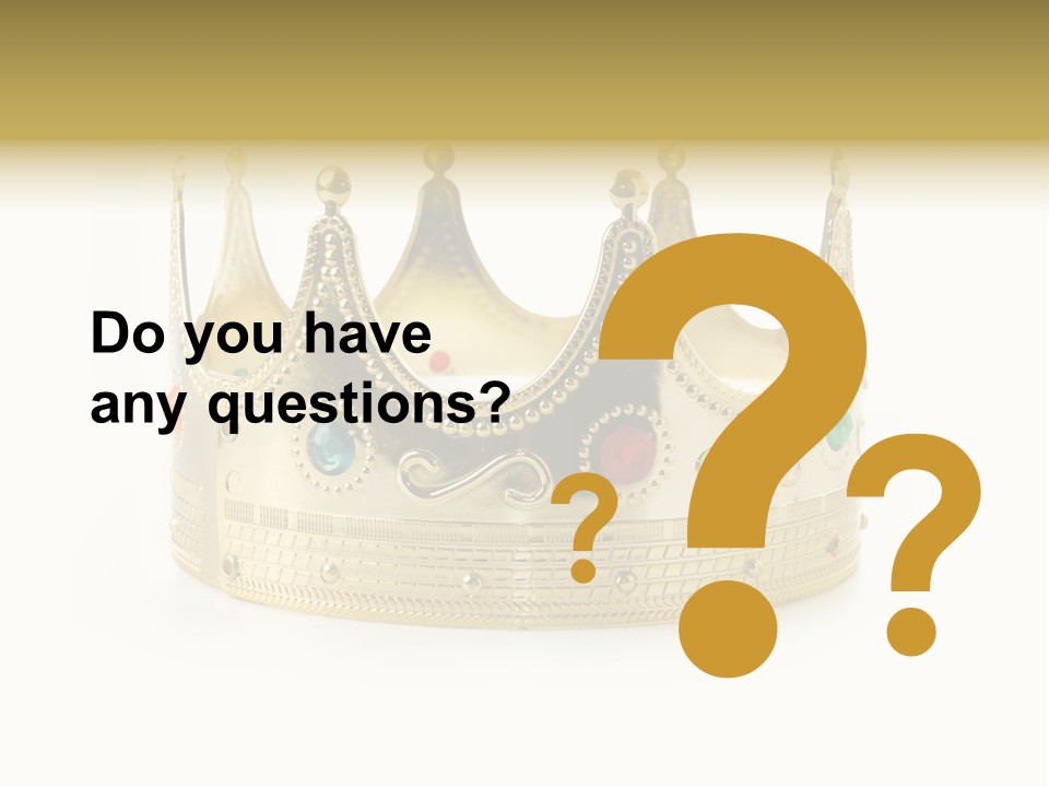 Isolated King History PowerPoint Template